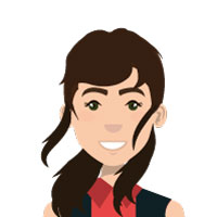 Avatar d'une femme aux cheveux bruns